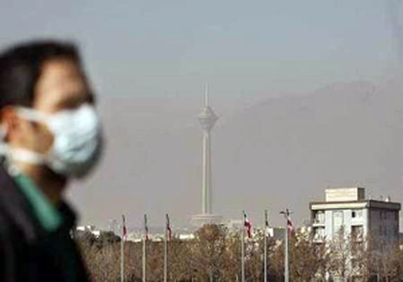 هوای تهران با شاخص ۱۰۱ در وضعیت ناسالم است