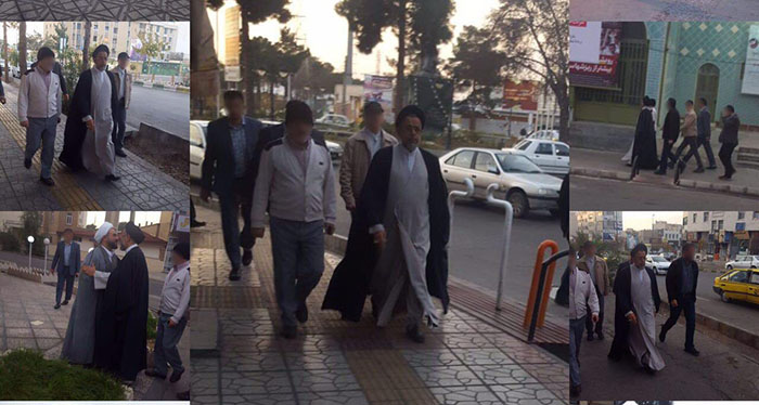 پیاده روی وزیر اطلاعات در سمنان + عکس