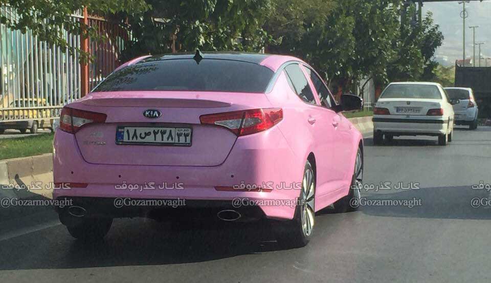 ماشین دخترونه در تهران! + عکس