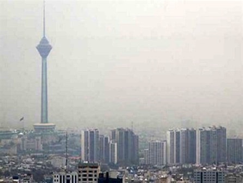 کیفیت هوای تهران در آستانه شرایط ناسالم قرار دارد