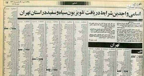 زمانی که تلویزیون را به هر کسی نمی فروختند! + عکس