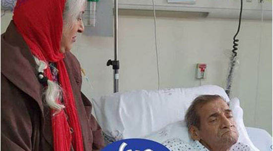 پرستاری فرحناز منافی از محب اهری پس از 18 سال جدایی + عکس