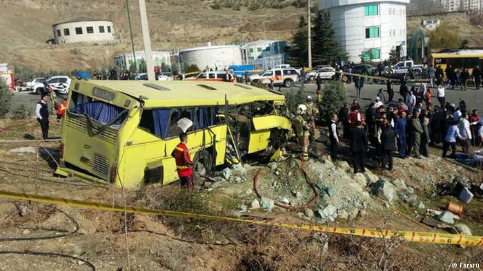 آخرین وضعیت مصدومین حادثه سقوط اتوبوس دانشگاه آزاد