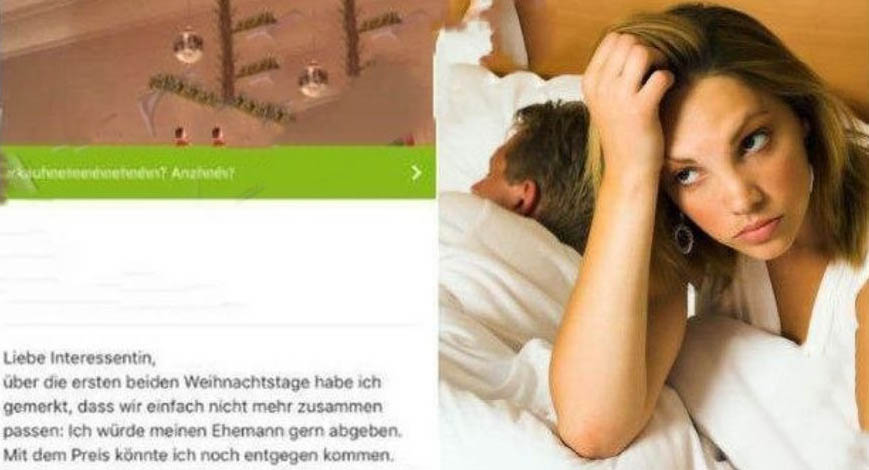حراج اینترنتی شوهر! + عکس