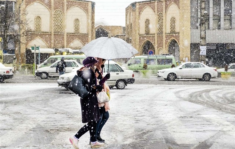 آغاز موج تازه بارش برف و باران در ۱۲ استان