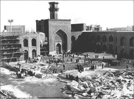 تخریب حرم امام رضا (ع) توسط روس‌ها سال 1291 + عکس - تلگرام آپ