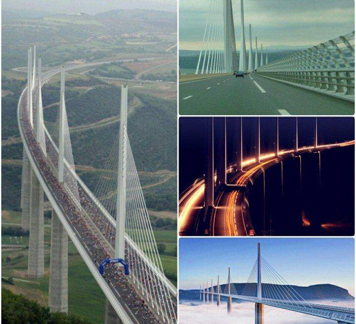 پل میلو بلندترین پل جاده ای جهان + عکس - تلگرام آپ