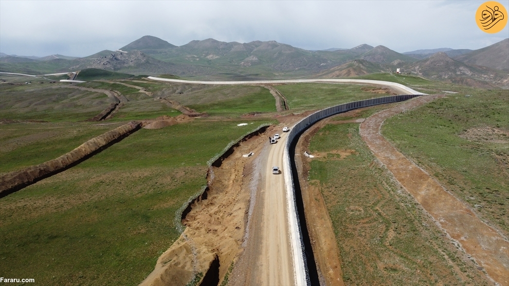 دیوار مرزی ۹۶ کیلومتری ترکیه با ایران + عکس - تلگرام آپ